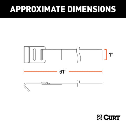Curt Manufacturing 18050 Bike Rack Stabilizer Strap