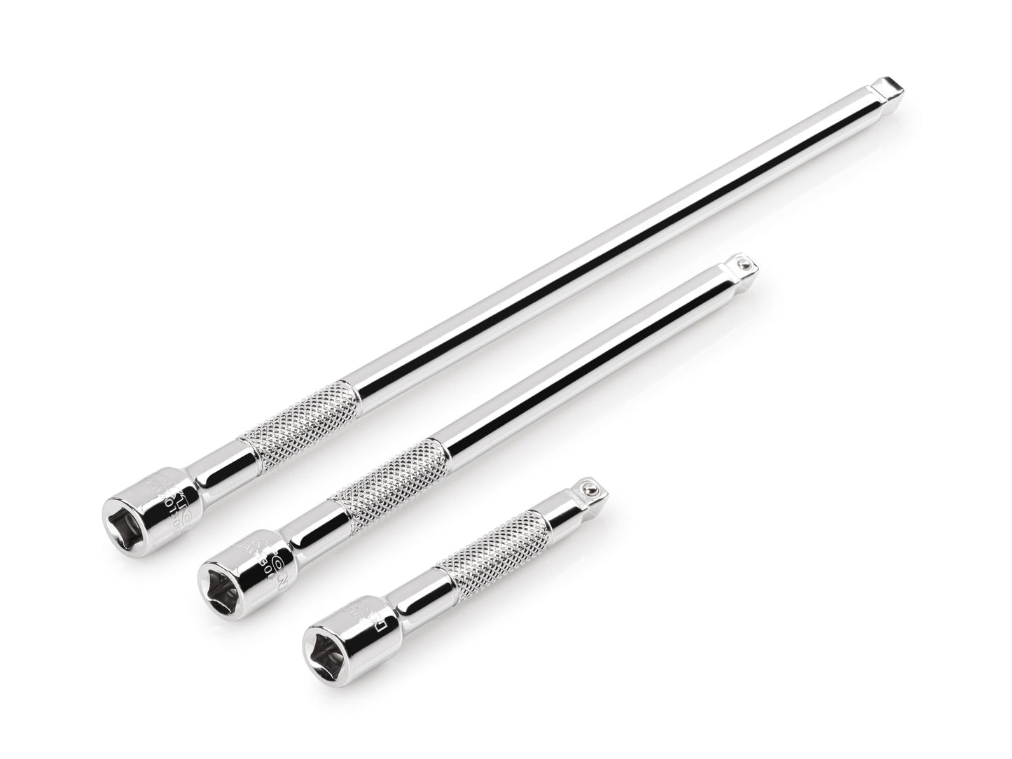 TEKTON 1/4 Inch Drive Wobble Extension Set, 3-Piece (3, 6, 9 in.) | SHA90011