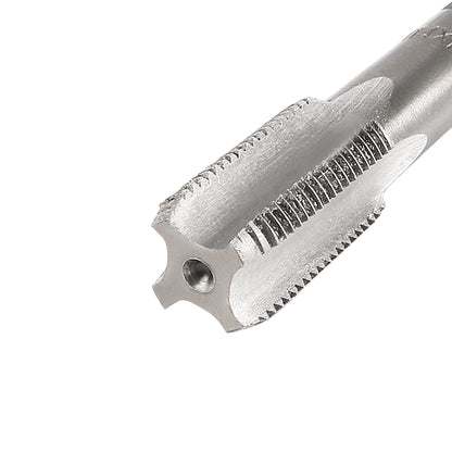 uxcell Metric Hand Tap M22 Thread 2.5 Pitch 4 Straight Flutes H2 Alloy Tool Steel Bottom & Taper Screw Tap Set Tapping Tools for Repairing 1 Pair