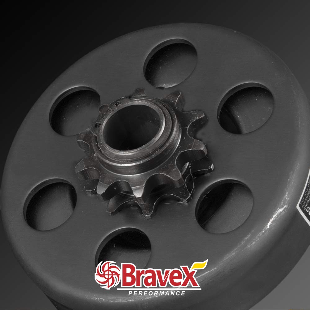 Motovecor Centrifugal Clutch Go Kart Clutch Predator Engine Clutch Baja Mini Bike 3/4" Inch Bore 10 Tooth 10T for #40/41/420 Chain 6.5HP - Upgrade