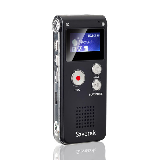 EVP Ghost Hunting Recorder Digital Voice Recorder 1536kbps Voice Activated Recorder for Lectures Audio Recorder Mini Portable Tape Dictaphone with Playback,USB, Mp3 Player,Password (16GB)