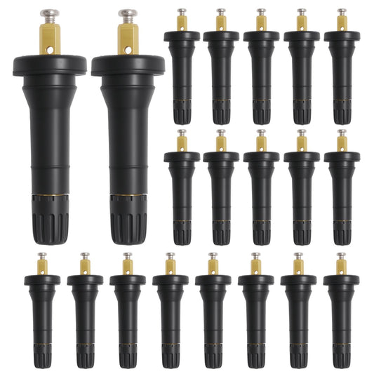 CADUFUELLY 20Pcs TPMS 20008 Rubber Snap-in Tire Valve Stem Replacemen for GM-930A for GMC for Cadillac for Chevrolet Silverado 1500 2500 Suburban Replaces 17-20008