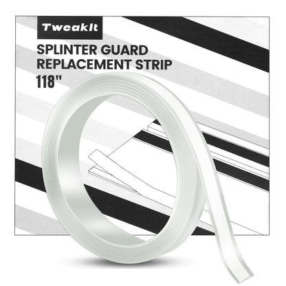 118" Splinter Guard Replacement Strip for Festool Track Saw Guide,Track Saw Splinter Guard for FS/2, 1400/2, FS-SP 5000, FSK Guide Rails Tape Accessories,White