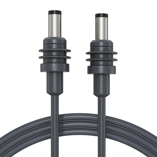 EAZUSE Starlink Mini Power Cable, 6.5FT/2M, Male to Male, Waterproof, Grey