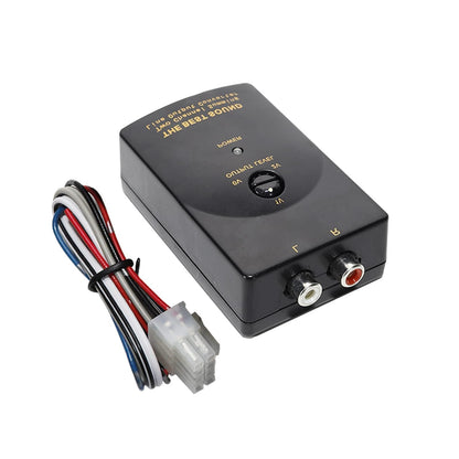 NuIth Car Audio Speaker Wire to RCA Line Output Converter, 2-Channel High to Low RCA Converter for Adding Amplifier Subwoofer to Stock Stereo