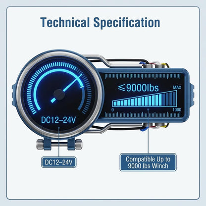 QWORK 12V Car Wireless Winch Electric Remote Control, 2 Pack Universal Mini 5 Wire Control Winch with Dual Manual Matching Transmitter Kit for Truck, ATV and SUV Winch Wireless System