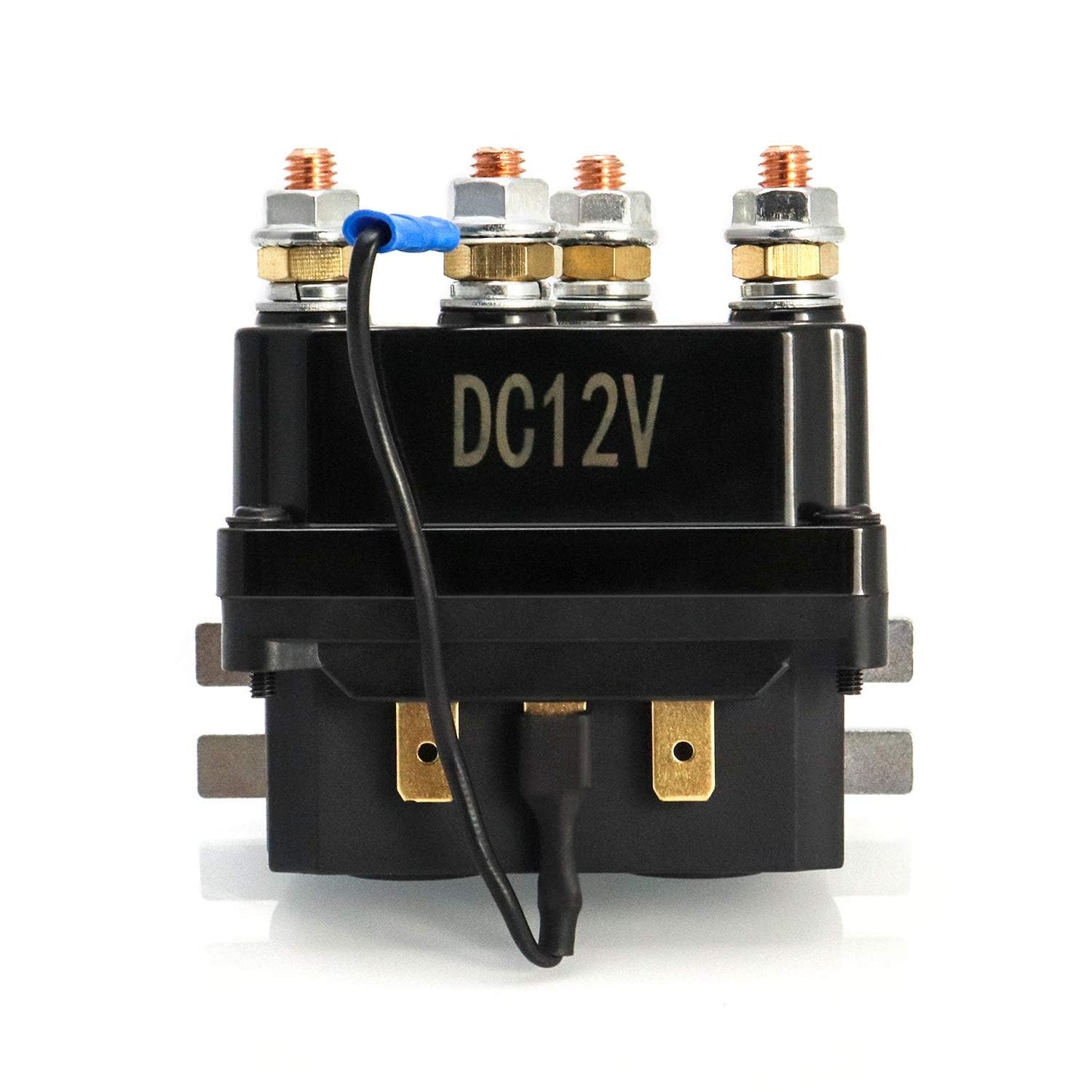 QWORK 12V 250A Winch Solenoid Relay Contactor for AUT UTV 3000-5000lbs Winch