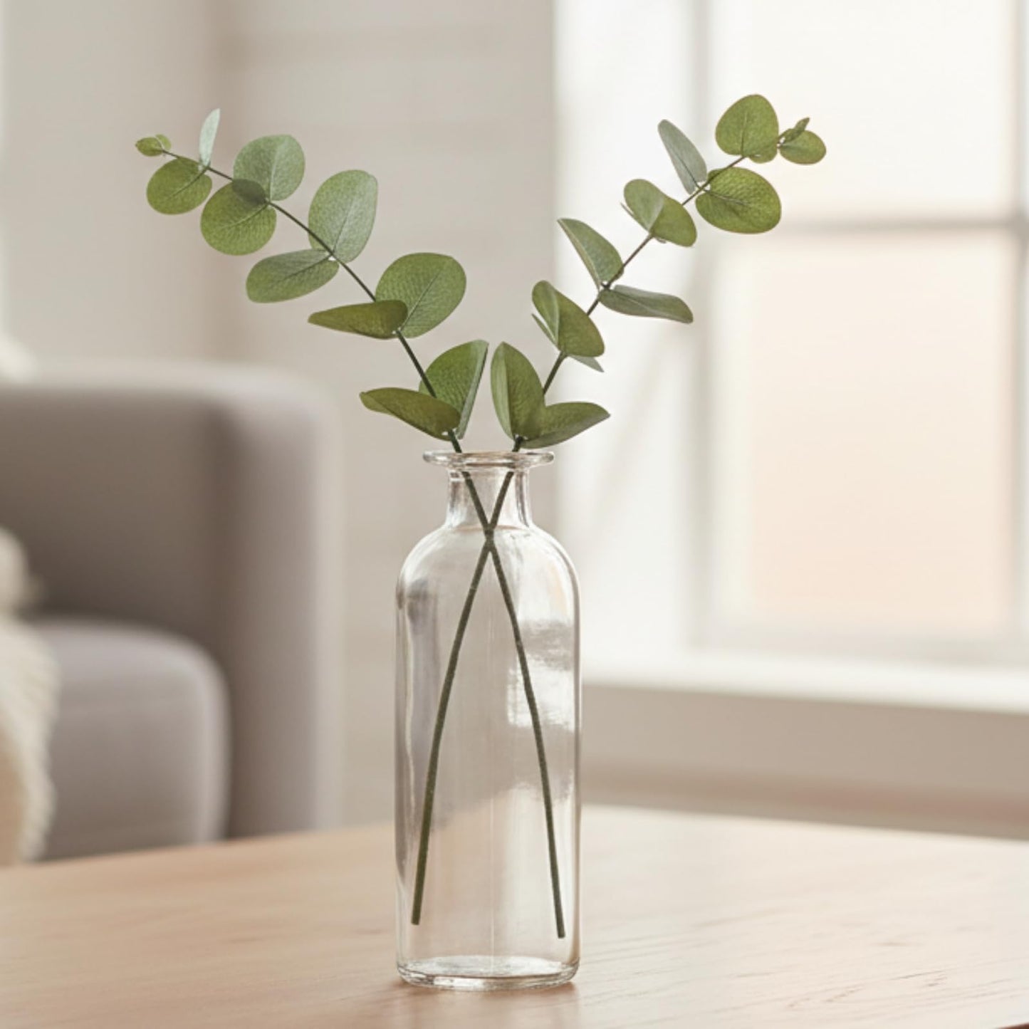 Peohud Set of 12 Glass Bud Vases, Clear Small Flower Vases, Decorative Glass Bottles Floral Vases for Home Decor, Wedding Reception, Centerpieces, Party