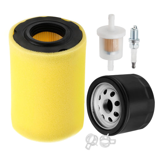SYOWADA Lt150 Air Filter Oil Filter Kit Replacement For John Deer Z345 Z345R Z345M Z235 Z355R Z335E E120 Lt150, Replacement For 46'' 48'' Mower W/B&S 17.5Hp 19.5Hp 20Hp 21Hp Engine