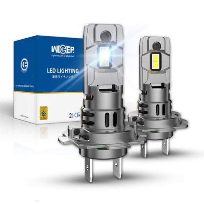 wideep H7 LED Headlight Bulb, 1:1 Replacement Bulb for High or Low Beam, Fog Light Bulb, DC 12V 30W 6500K, 10000LM Brighter Headlight Lamp, Pack of 2