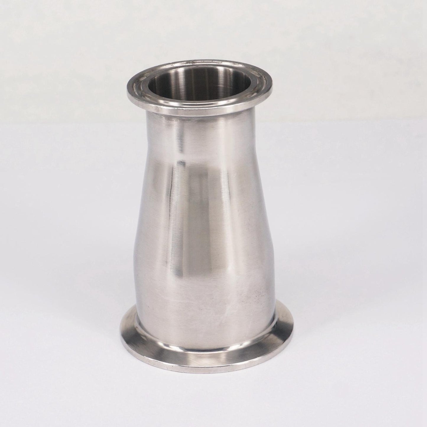 Maslin 2" Tri Clamp Turn to 1.5" Tri Clamp Reducer 304 Stainless Steel Sanitary Pipe Fitting Connector for Homebrew