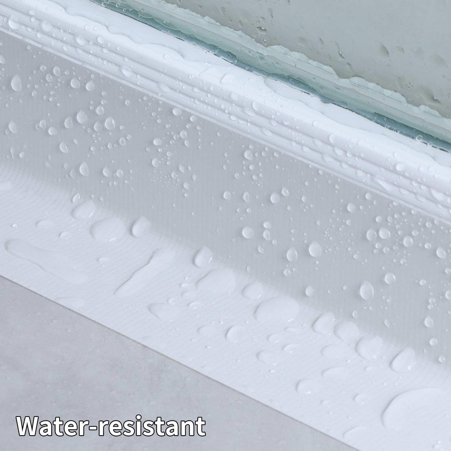 MILEQEE Cloth Duct Window Seal Strip Tape for Winter, 1.89in x 66FT, Weather Stripping Sealing Insulation Tape for Windows and Door, Easy Tear Sealer Draft Blocker White