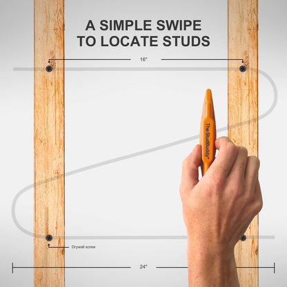 The Original StudBuddy® Magnetic Stud Finder - Made in The USA - Easy to Use Magnet Stud Finder - No Batteries Required - Powerful Magnets - Stud Finder for Drywall and Wood