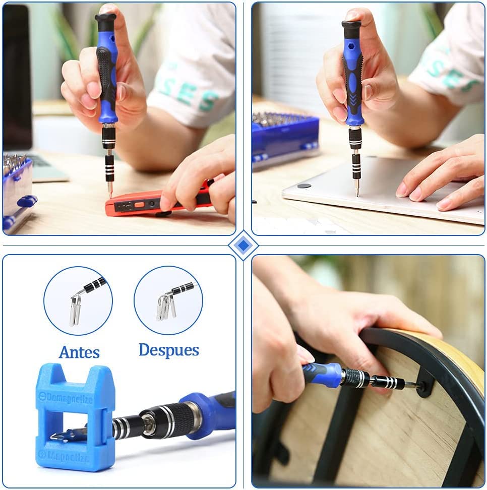 Pardarsey 170 in 1 Multifunction Precision Screwdriver Kit Magnetic Driver Kit with Flexible Shaft, Extension Rod Compatible for Mobile Phone, Game Console, Tablet, Recreational Machines