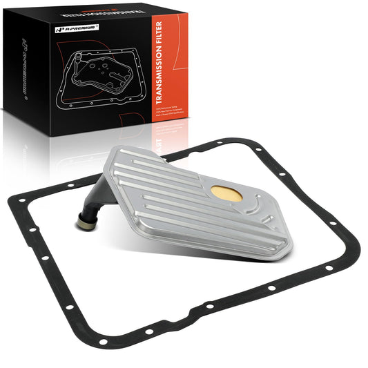 A-Premium Automatic 4L60E Transmission Filter with Pan Gasket, Compatible with Chevy Silverado 1500, Impala, Tahoe, Camaro, Colorado, Suburban 1500 & GMC Sierra 1500, Yukon & Cadillac Escalade & More