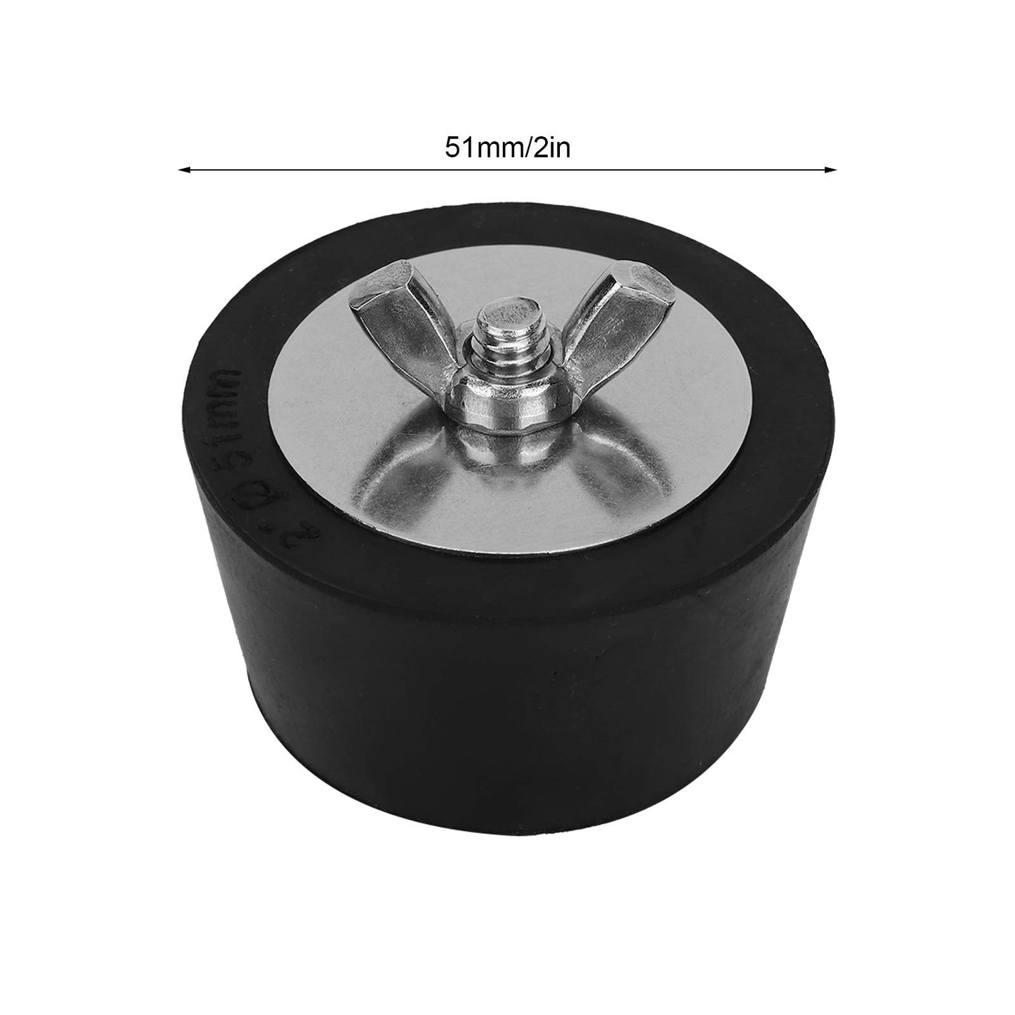 2PCS 51mm 2in Expansion Plugs Antifreeze Rubber Plugs for Swimming Pool Pipelines in Winter Rubber Expansion Winterizing Plug for Swimming Pool Spa Pipework Winter Fittings