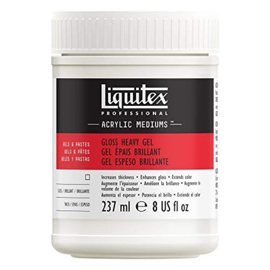 Reeves 5120 Liquitex 8-Ounce Gloss Heavy Acrylic Medium Gel