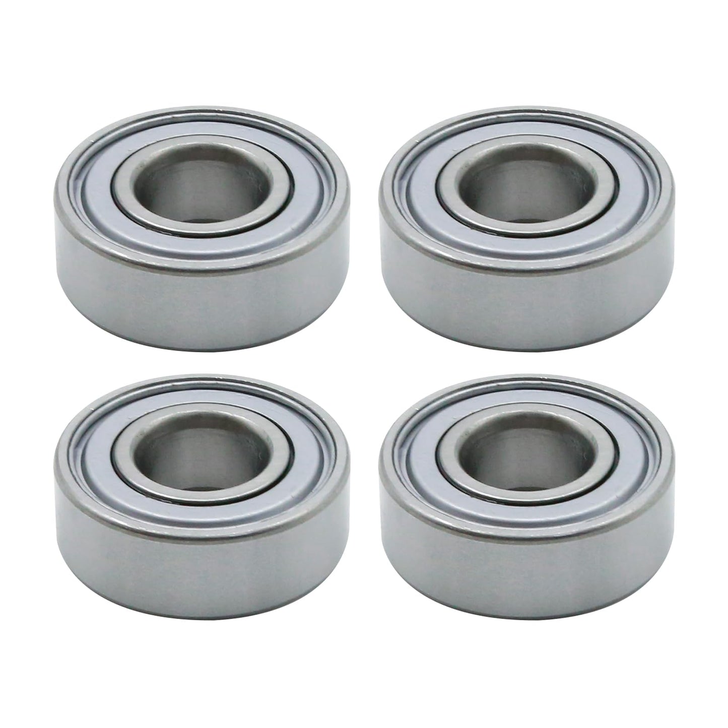 Newnessai 4Pcs Z9504-2RST Spindle Ball Bearing, Replacement for Motorcycles Go-Kart ATVs Snowmobiles Lawn Mowers, Replaces 204BBAR, P204RR6, JD9239