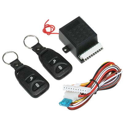 Shkalacar 12V Universal Car Auto Remote Central Kit, Door Locking Vehicle Keyless Entry System, Auto Remote Lock System with 2 Remote Controls