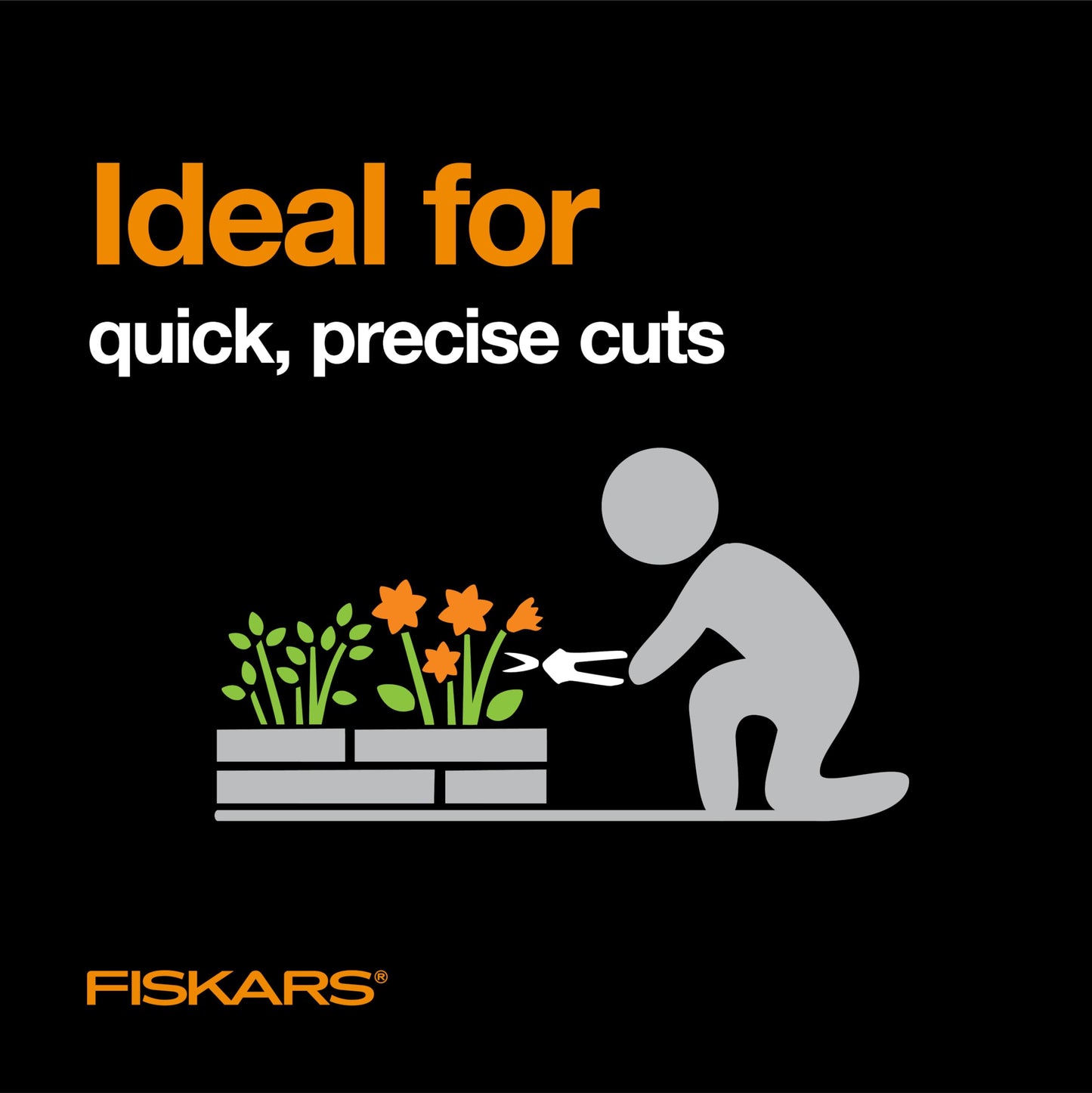 Fiskars Non-Stick Softgrip Micro-Tip Pruning Snip
