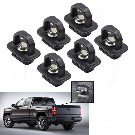 Tie Down Anchors 6Pcs Truck Bed Side Wall Anchor fit for 07-22 Chevy Silverado/GMC Sierra,15-22 Chevy Colorado/GMC Canyon DZ97903