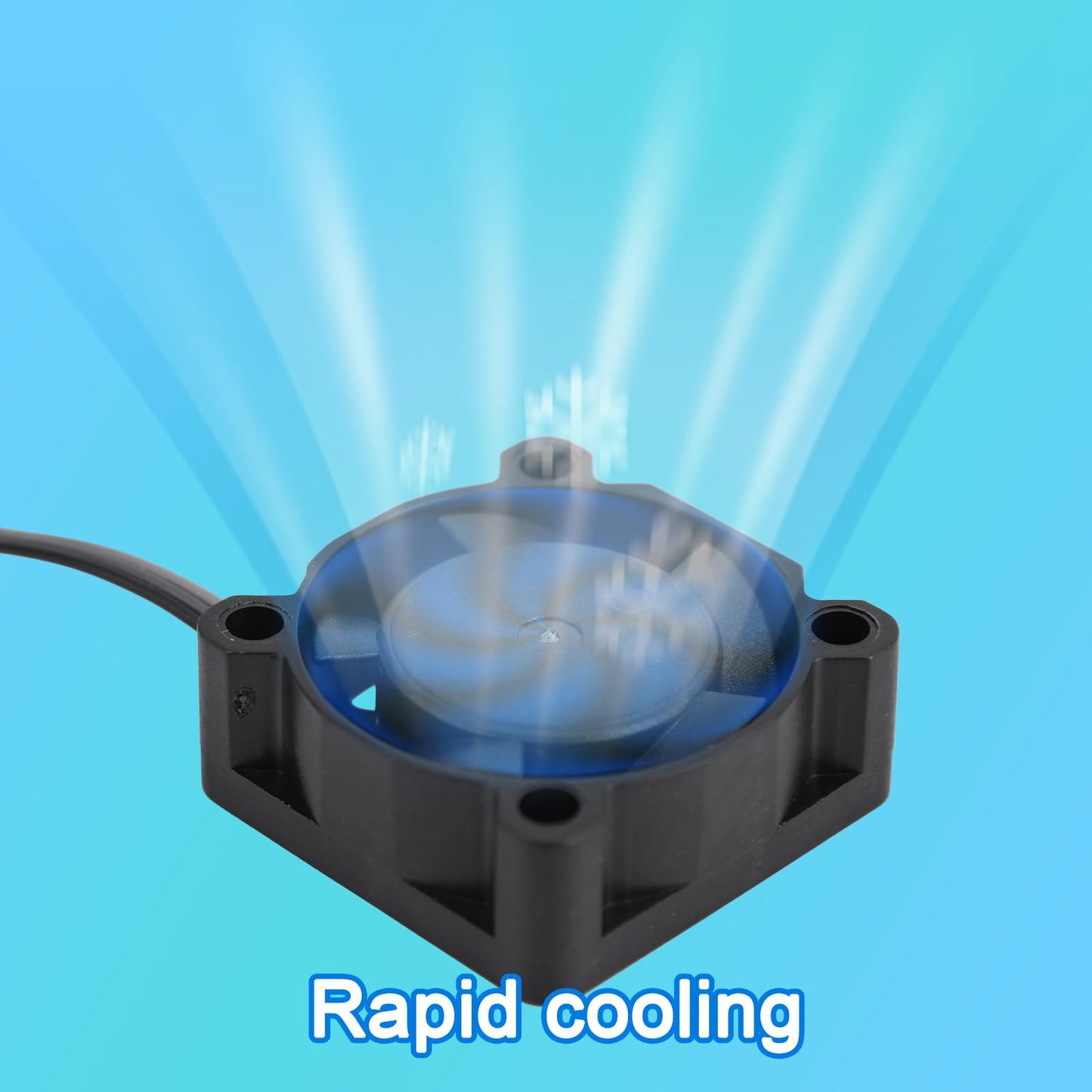 2pcs Extruder Hotend Cooling Fans for Bambu Lab P1P/P1S 3D Printer, High-Speed Silent 3D Printer Cooling Fan Accessories Parts for Fast Heat Dissipation