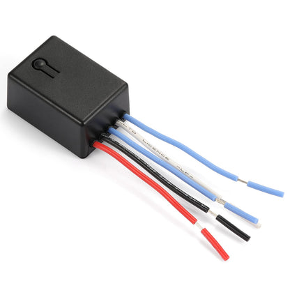 QIACHIP Mini Wireless Remote Control Switch DC 6V 12V 24V 48V 60V 1CH Channel RF Relay Switch Receiver Transmitter for LED Light, Car Battery ON/Off