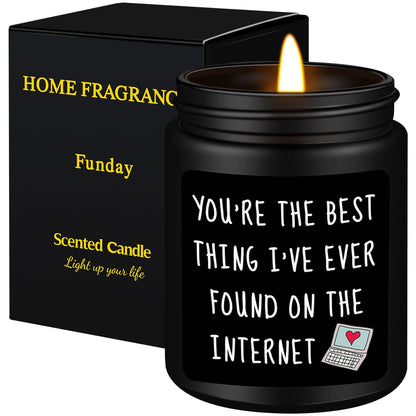 Homsolver Gifts for Men Him, Anniversary Romantic Gifts for Boyfriend Husband, Birthday Thanksgiving Christmas Valentines Day Presents for Boyfriend Best Friends Men, Scented Candles for Him