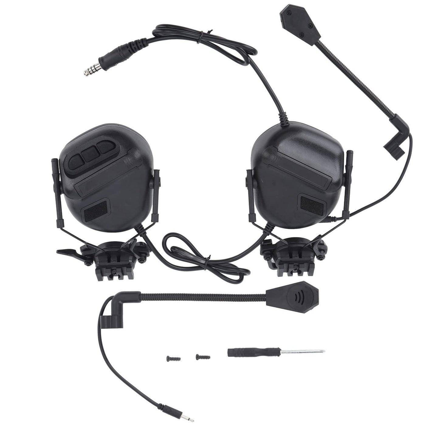 Telescopic Headset,Noise-Cancelling Lightweight Comfortable Headset Adjustable Headband Microphone for Family Office Sport Fitness Commute Outdoor Activities