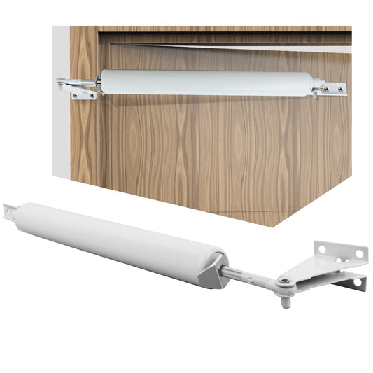CASONNIK Storm Door Closer,White,Standard Duty Pneumatic Screen and Storm Door Closer