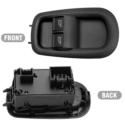 Hoypeyfiy GK2T‑14A132‑CA Left Driver Side Double Window Control Switch Car Electric Power Window Control Switch Replacement for Ford Transit 2014‑2019