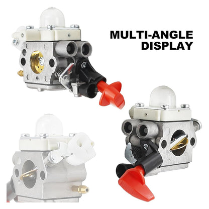 JUUDDENPARTS FS56RC Carburetor Replacement for Stihl FS 56 RC FS56 KM56RC FS70R FS70 FS70 FS40 FC70 HT56C FC56 KM56 FS50 HT56 Trimmer Weedeater Parts C1M-S267A, 41441200608, 4144 124 2800