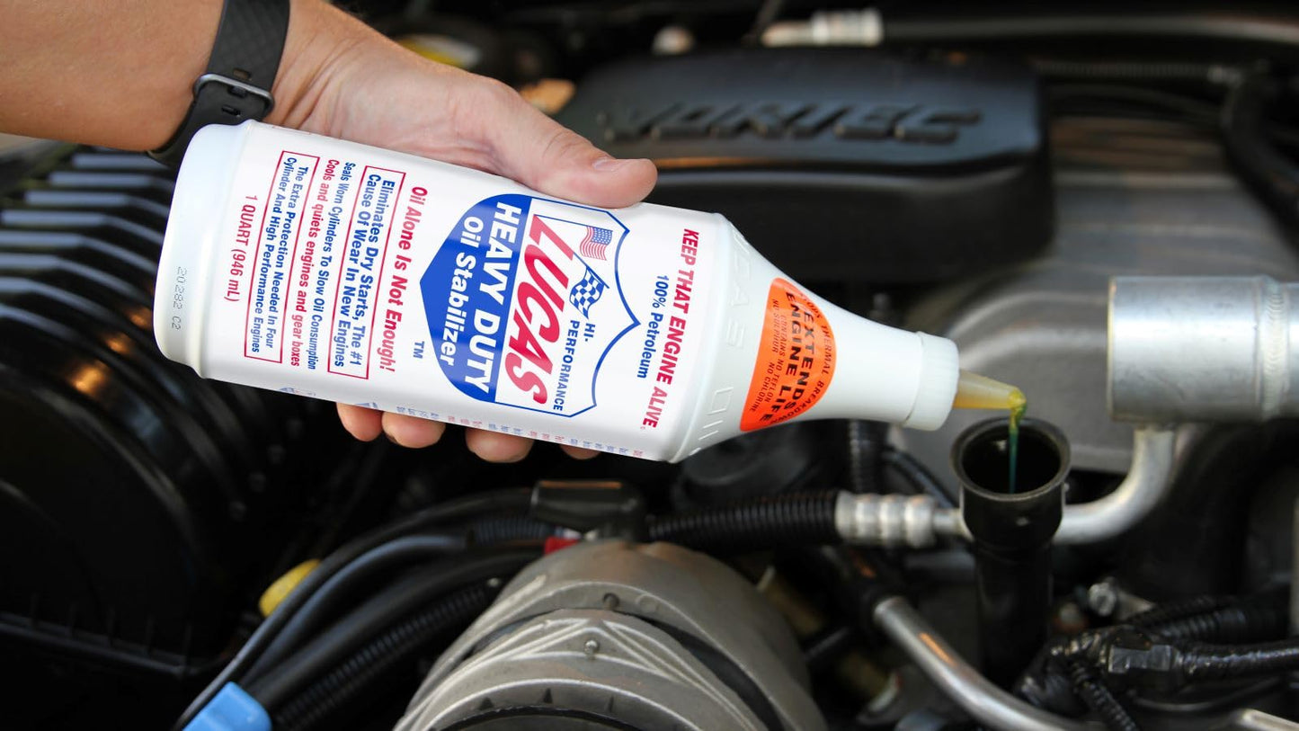 Lucas Oil H/D Oil Stabilizer/12x1/Quart, Multi, One Size (10001)