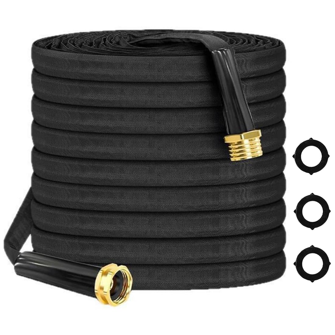 Garden Hose 25ft, Ultra-Light Hose Pipe Flexible Water Hoses Burst-Resistant, Kink-Free, High-Pressure, All-Weather Use for Lawns, Gardens, and Outdoor Cleaning (25ft)