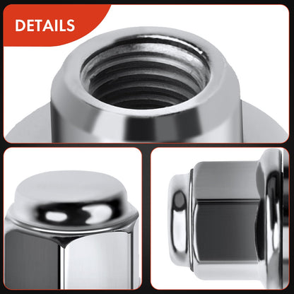 A-Premium 5PCS Wheel Lug Nuts M12 x 1.5 Mag Lug Nuts Compatible with Toyota Avalon Camry Corolla RAV4 Tacoma Sienna Lexus ES RX Pontiac Scion