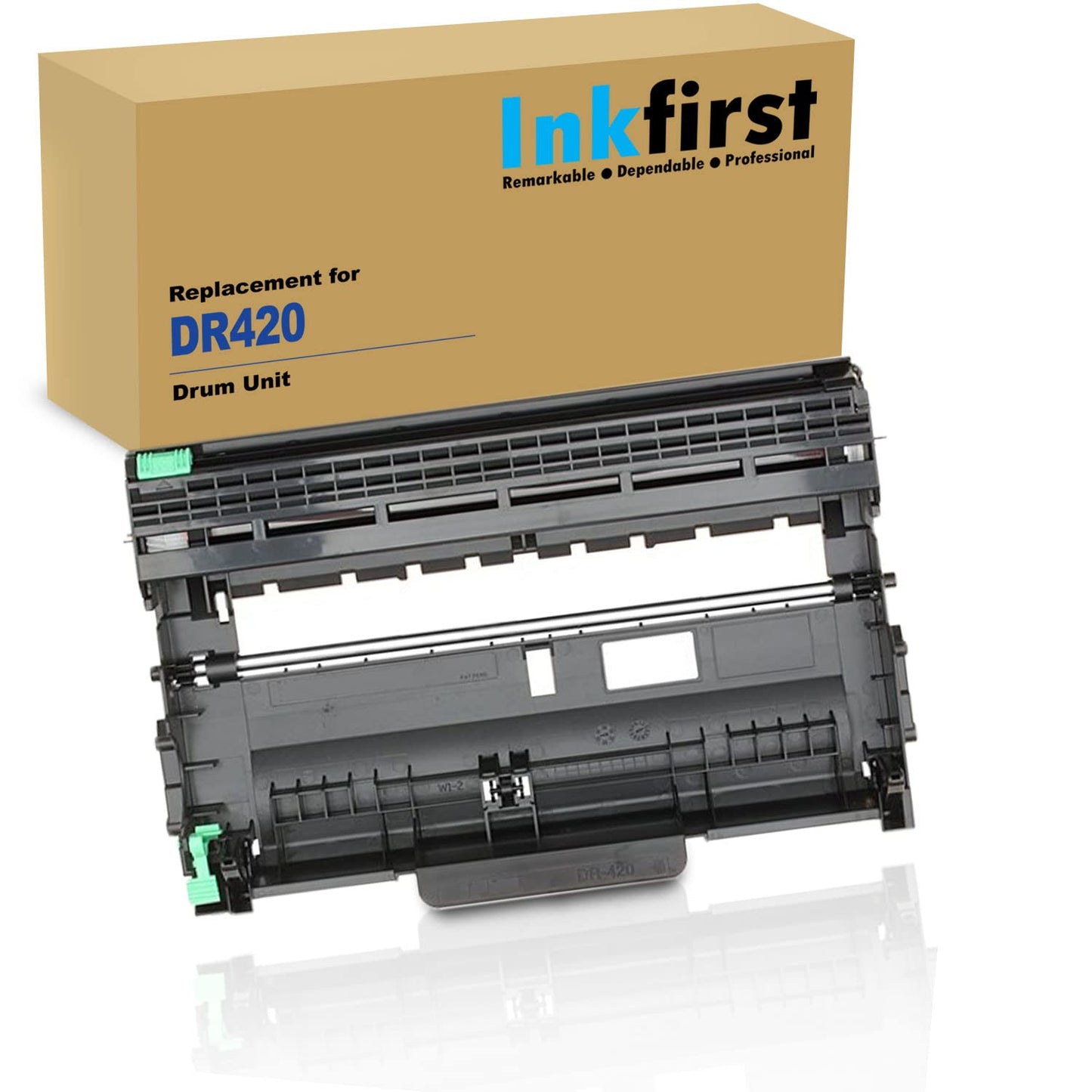 Inkfirst® Drum Unit DR-420 (DR420) Compatible Remanufactured for Brother DR-420 Drum MFC-7360N MFC-7460DN MFC-7860DW HL-2220 HL-2230 HL-2240 HL-2240D HL2270DW HL-2280DW DCP-7060D DCP-7065DN