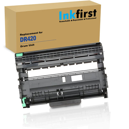 Inkfirst® Drum Unit DR-420 (DR420) Compatible Remanufactured for Brother DR-420 Drum MFC-7360N MFC-7460DN MFC-7860DW HL-2220 HL-2230 HL-2240 HL-2240D HL2270DW HL-2280DW DCP-7060D DCP-7065DN