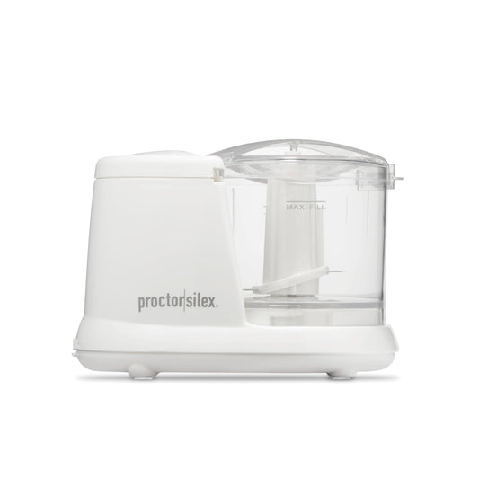 Proctor Silex 72500RY 1.5 Cup Food Chopper, white
