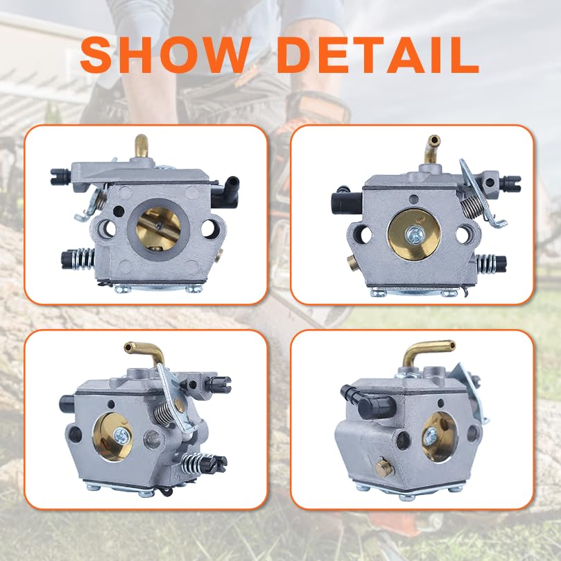 Mtanlo Carburetor Carb For Stihl MS260 026 MS240 024 Air Fuel Filter Impulse Line Part