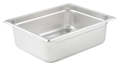 Winco Anti-Jamming Steam Pan, Half-Size x 4-Inch, Standard Weight