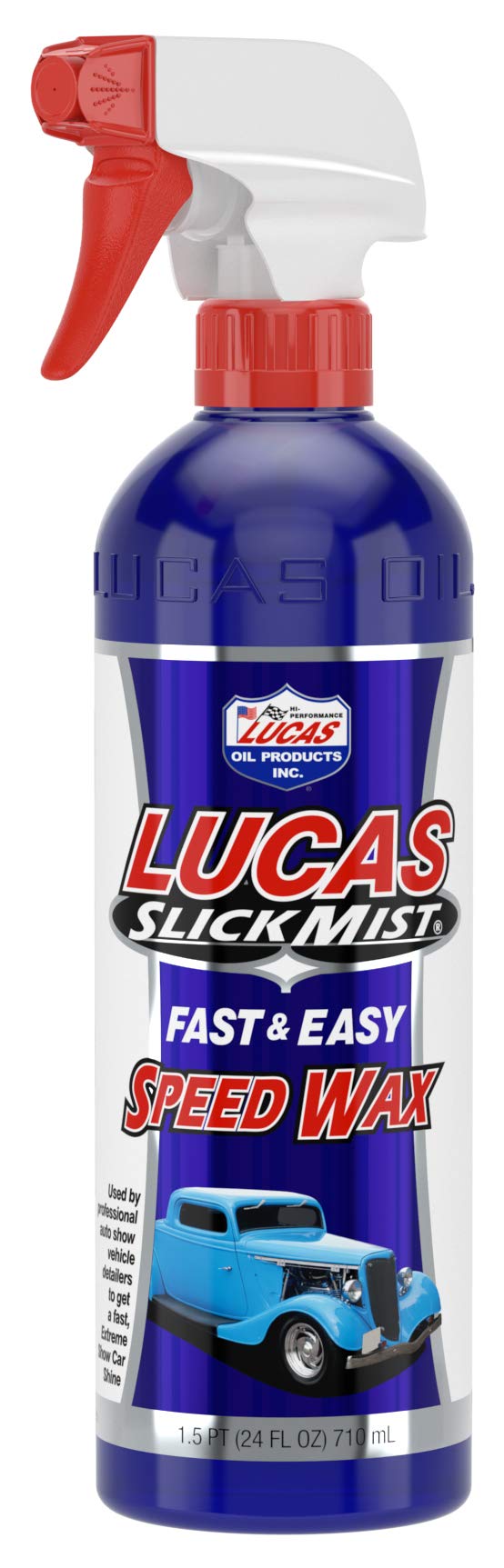 Lucas Oil LUC10160 Blue 24 Ounce Slick Mist Speed Wax