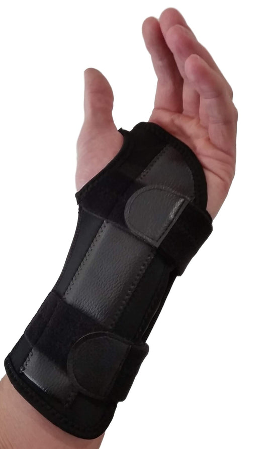 Carpal Tunnel Wrist Brace | Night Wrist Support Guard | Wrist Splint & Hand Brace | Carpal Tunnel Syndrome & Wrist Tendonitis Pain Relief with Forearm Compression | For Men & Women (Fits Most, Left)