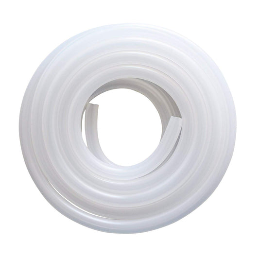 Mssoomm Silicone Tubing 5mm x 7mm x 5m/ 16.4ft Flexible Silicone Hose Silicone Rubber High Temp Tube Water Air Hose Pipe for Pump Transfer