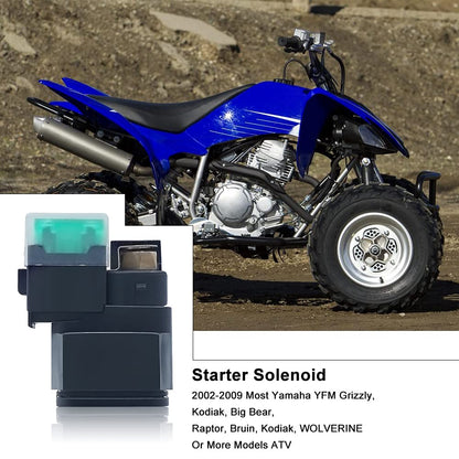Starter Solenoid Relay for Yamaha ATV YFM 250 350 400 450 660 Raptor Grizzly Kodiak Wolverine Big Bear