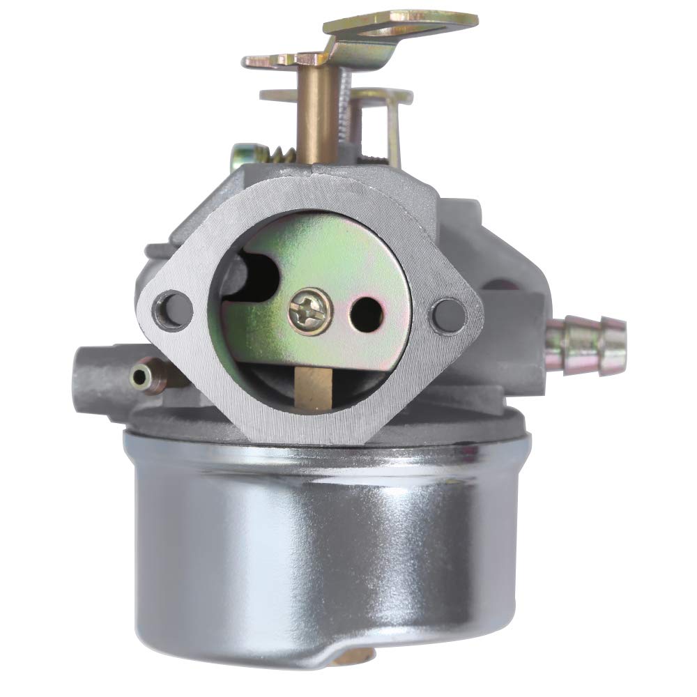 Anxingo 640052 Carburetor for Tecumseh HMSK80 HMSK85 HMSK90 HMSK100 HMSK105 HMSK110 LH318SA LH358SA SnowBlower Thrower 640054 640349 8HP 9HP 10HP Engine with Primer Bulb Gasket Clamps Fuel Filter