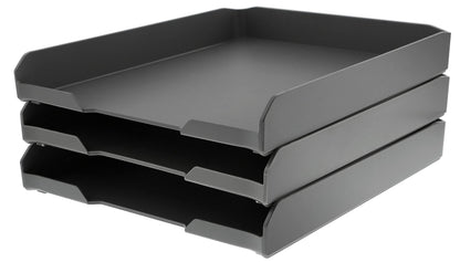 Bostitch Office Konnect™ Letter Tray, Fits 9.75" x 12" Sized Documents, Gray