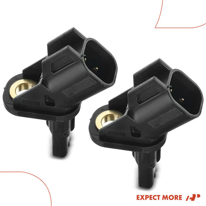 A-Premium 2PC Set Front ABS Wheel Speed Sensors Compatible with Mazda 3 2004-2013, 3 Sport 2011-2013, 5 2006-2010/2012-2015 - Front Driver and Passenger Side, Replace# BP4K43701A