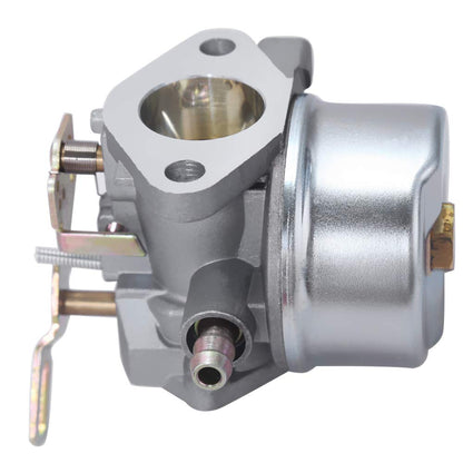 Anxingo 640052 Carburetor for Tecumseh HMSK80 HMSK85 HMSK90 HMSK100 HMSK105 HMSK110 LH318SA LH358SA SnowBlower Thrower 640054 640349 8HP 9HP 10HP Engine with Primer Bulb Gasket Clamps Fuel Filter