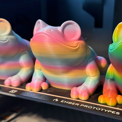 Polymaker Panchroma Gradient Satin Rainbow 3D Printer PLA Filament 1.75mm, Multicolor 3D Printing PLA Filament, 1kg Spool (2.2lbs)