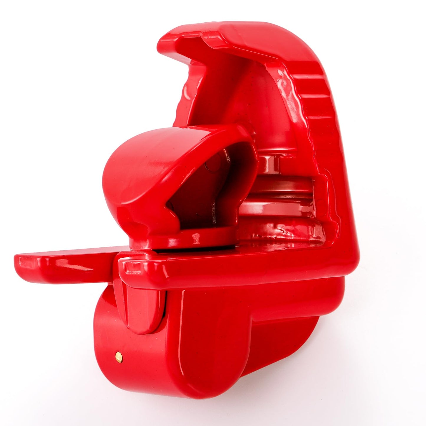 Nicunom Trailer Hitch Lock, Universal Lock Trailer Heavy Duty Coupler Locks with Keys, Red Trailer Tongue Lock for Vehicle Tow Boat RV Truck, Fits 1-7/8", 2" & 2-5/16" Couplers